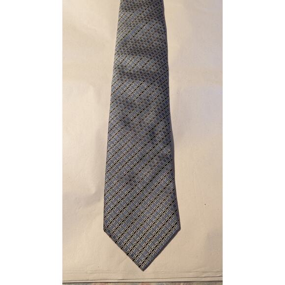 Patek Philippe Pour Ermenegildo Zegna Blue Pattern Silk Tie Limited Edition 2005 - Picture 1 of 12